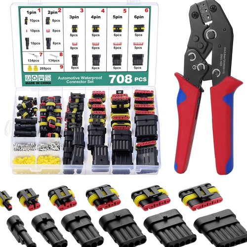 Kfz stecker steckverbinder - kfz, set