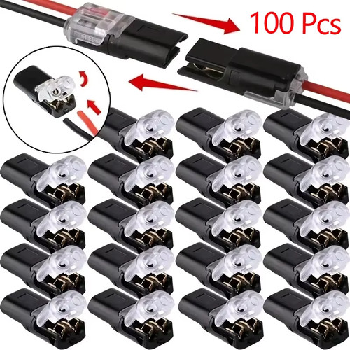 100x 12v draht kabel snap - 12v,